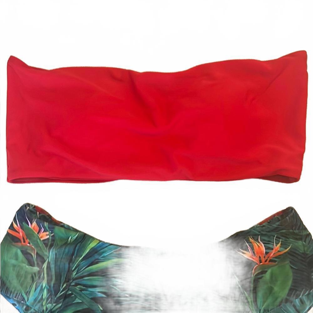 Tropical Print High-Waisted Bikini Set NWOT‎ - Picture 5 of 8